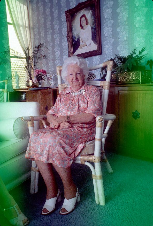 Aunt Maude, at Jack and Patty Large's Palm Beach home