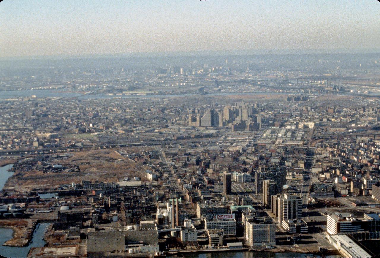 Jersey City and Newark, NJ from World Trade Center