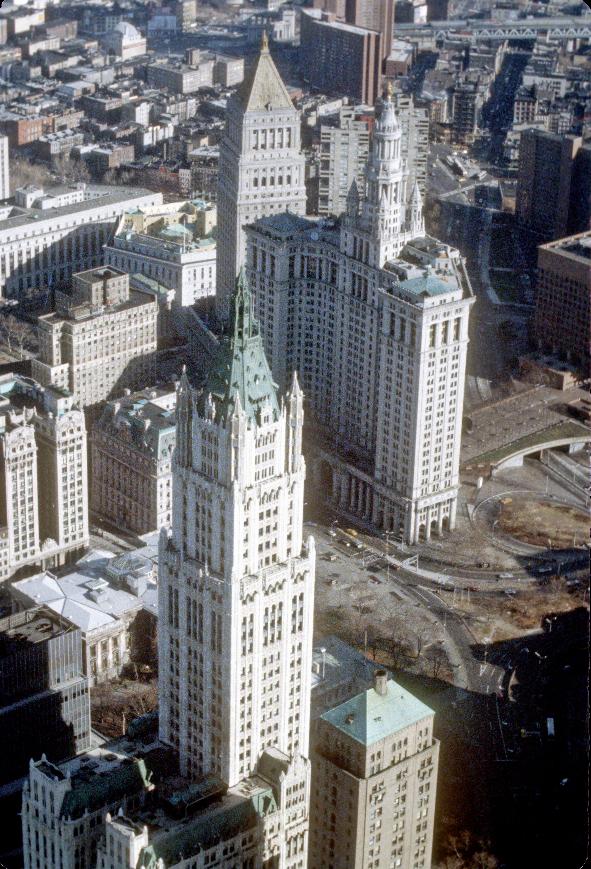 Buildings in Lower Manhattan from World Trade Center