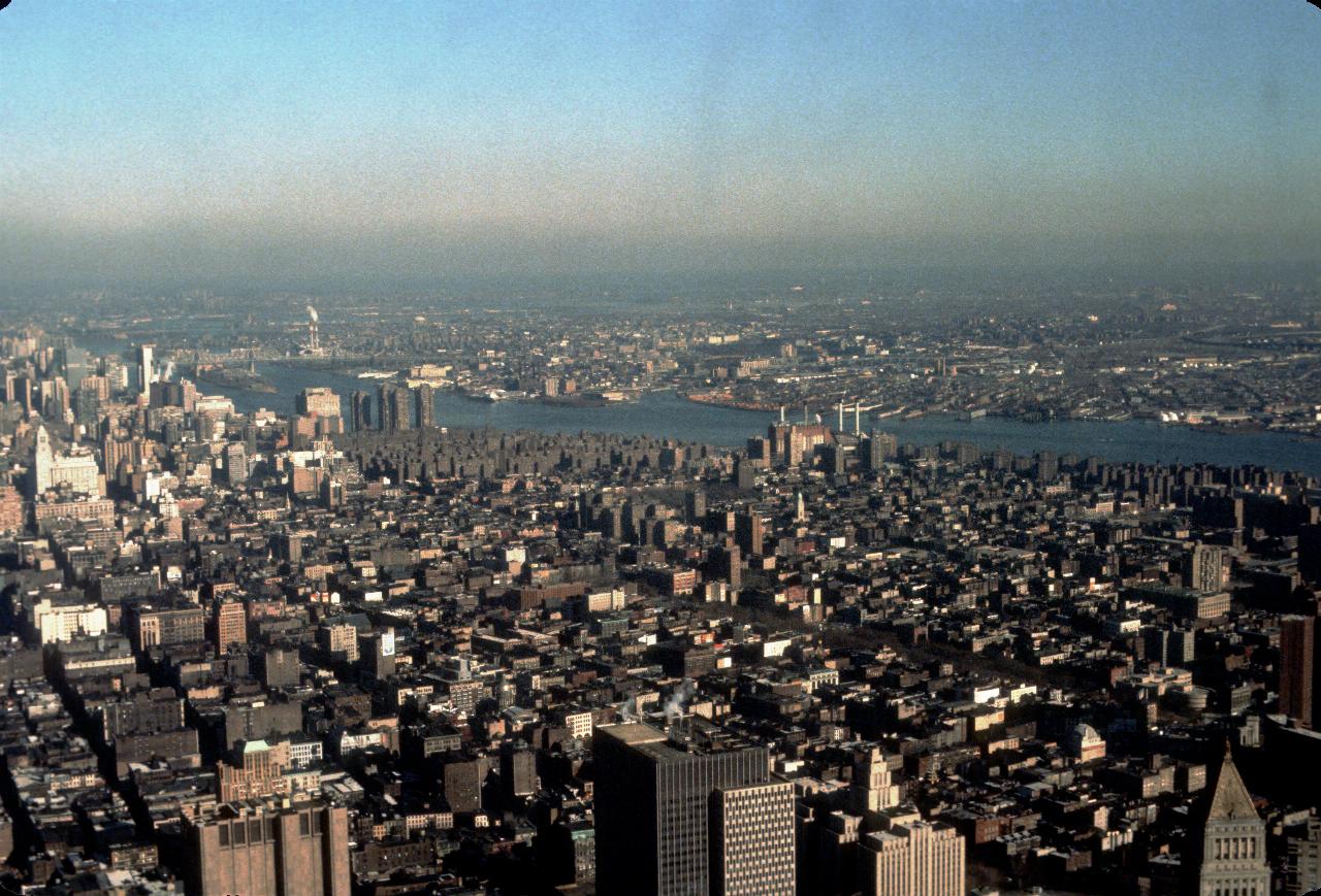 NE from World Trade Center - Long Island and LaGuardia Airport