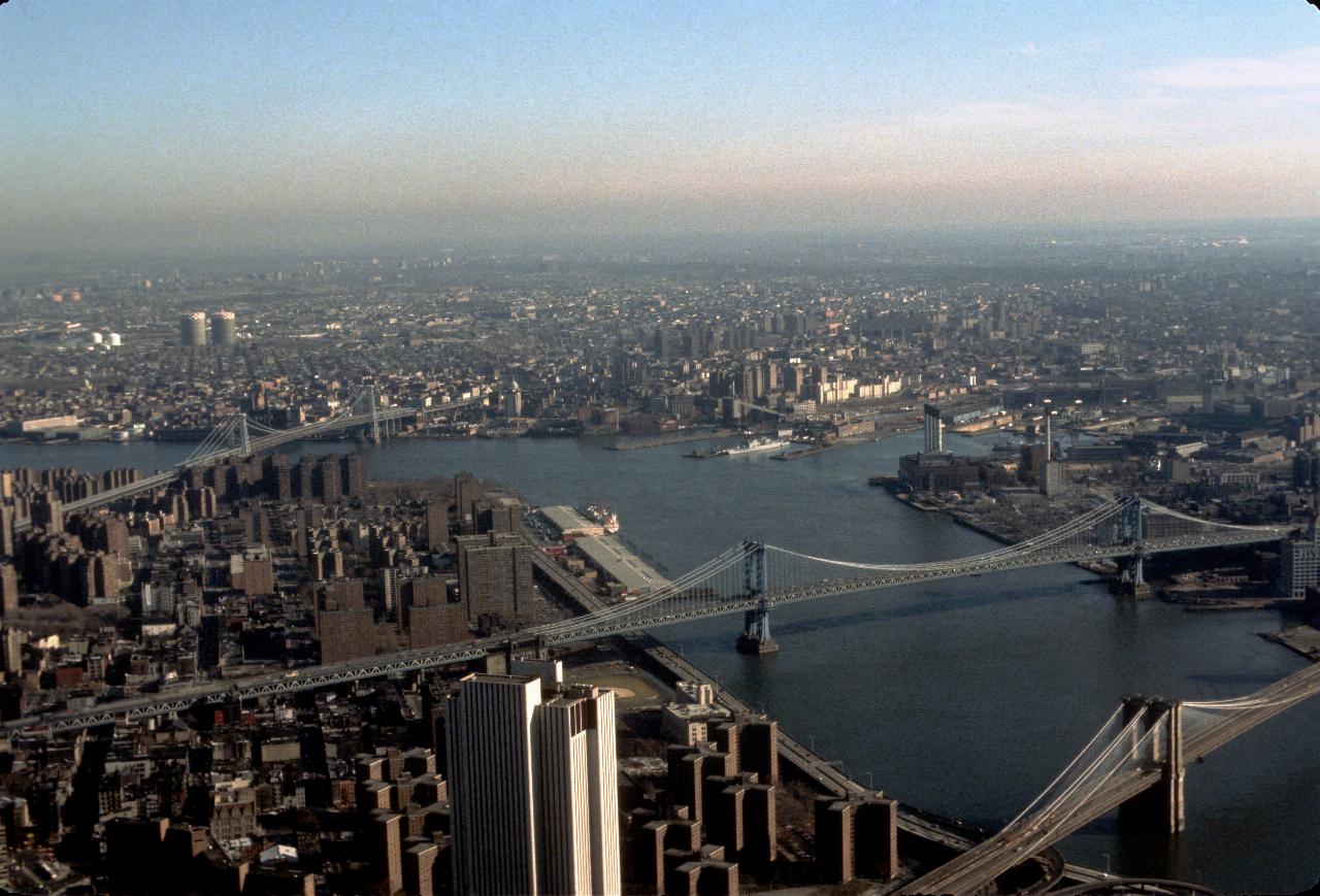 Long Island looking towards Kennedy Airport from World Trade Center