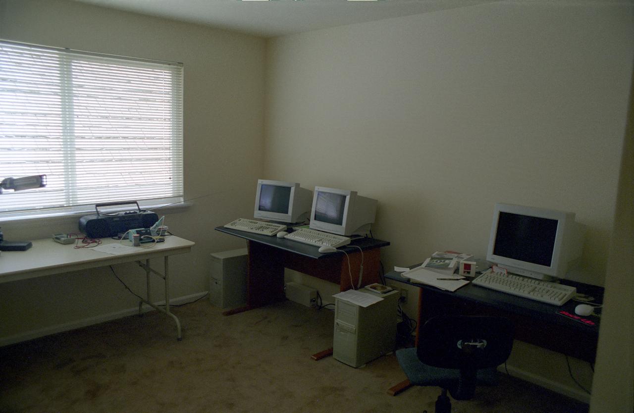 Desks and computers