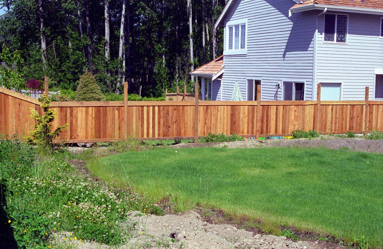 Completed fence