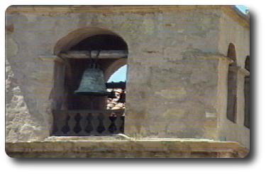 Carmel Mission bell tower