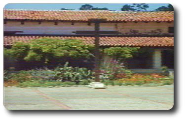 Large cross at Monterey mission