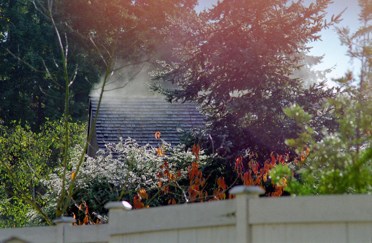 Steaming roof