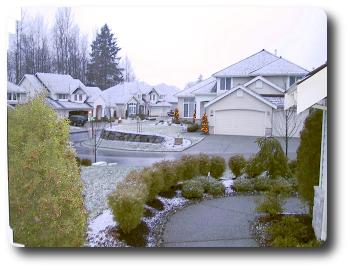 Snow in front street