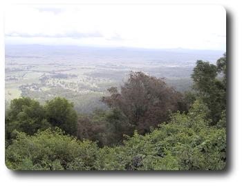 Looking West from Mt. Tamborine