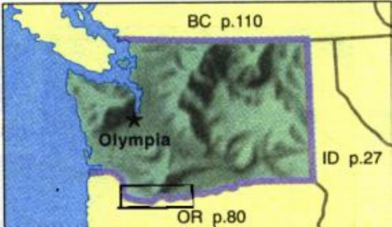 Area Map of lower Columbia River