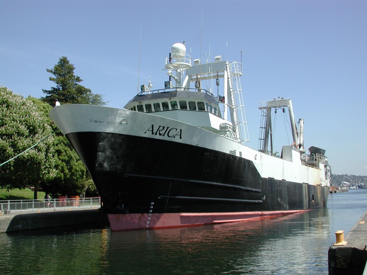 Ocean going fishing vessel 