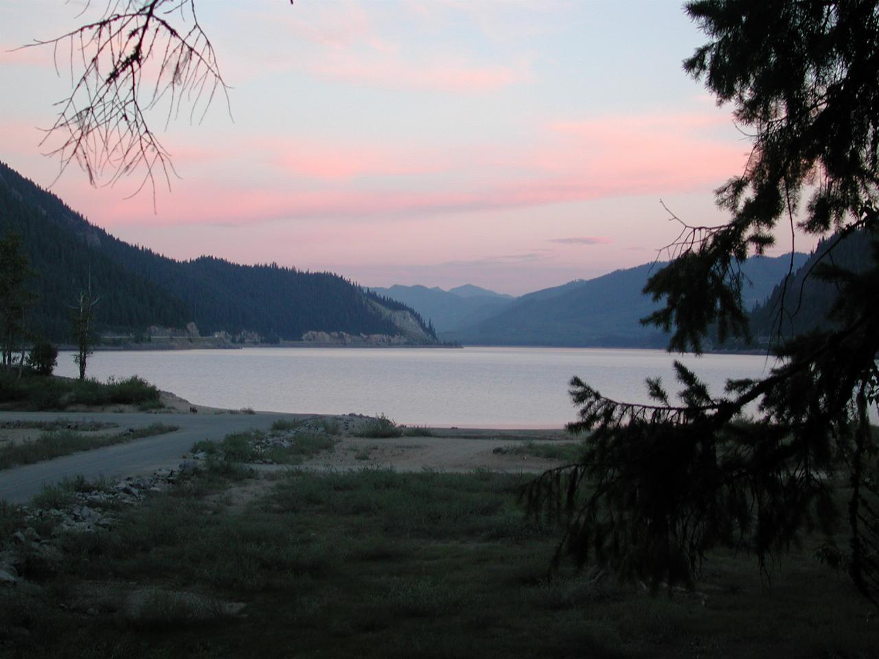 Keechelus Lake sunset