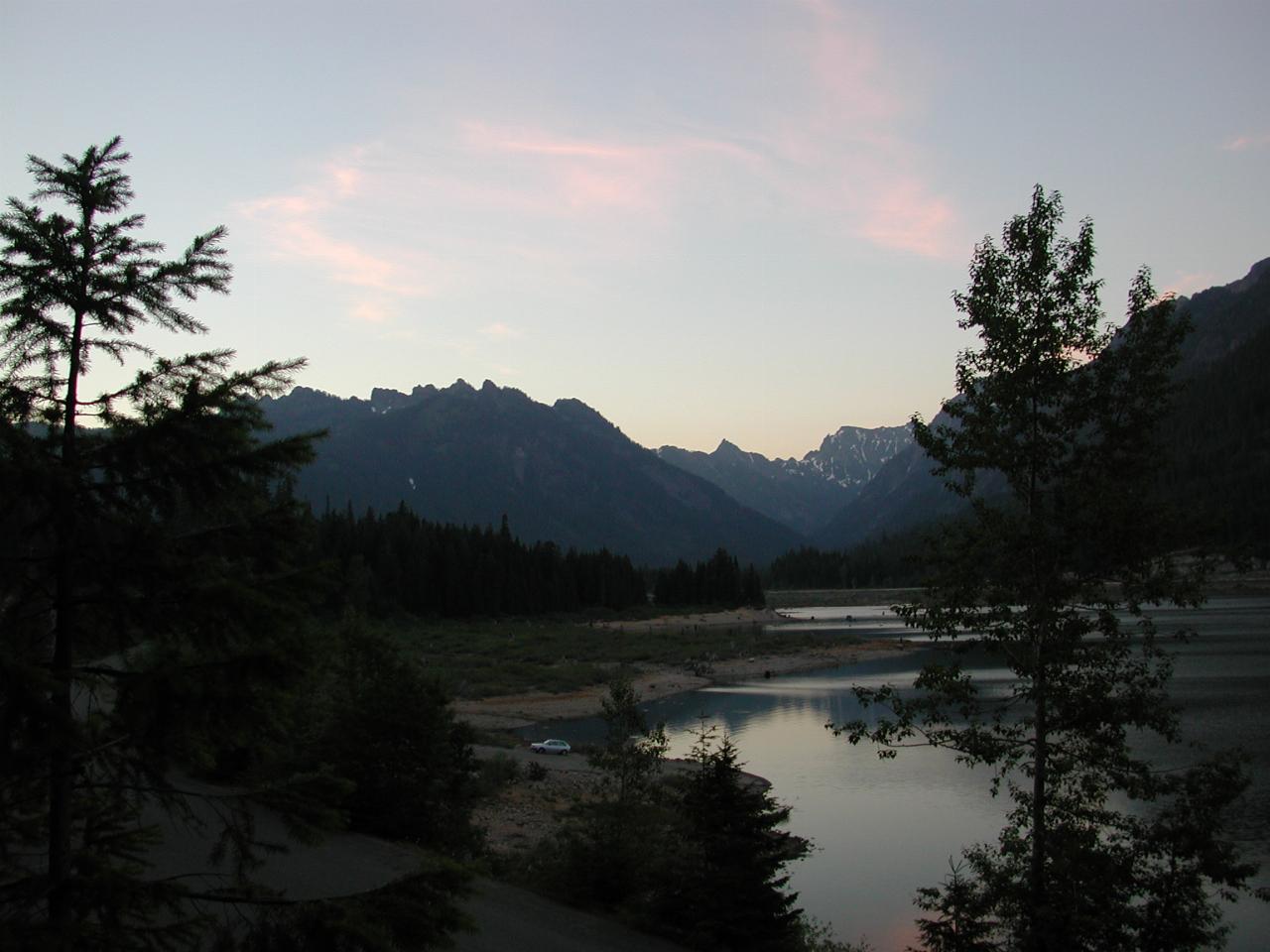 Keechelus Lake sunset