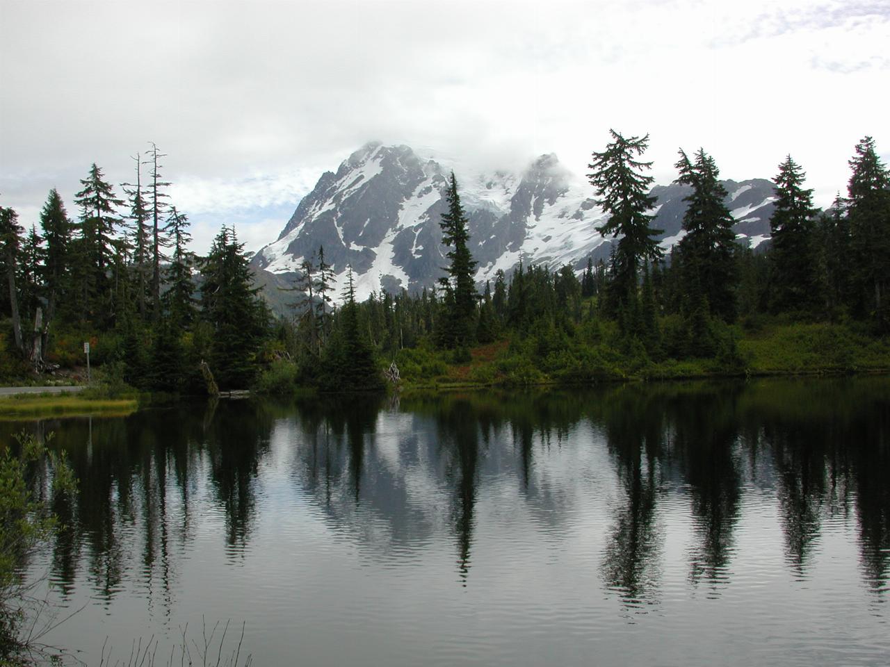 Mt. Baker, view of Mt Shuksan on the way out