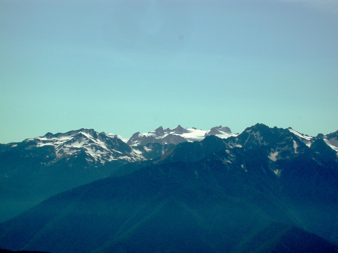 Looking South from the Visitor Centre at Hurricane Ridge, Olympic National Park