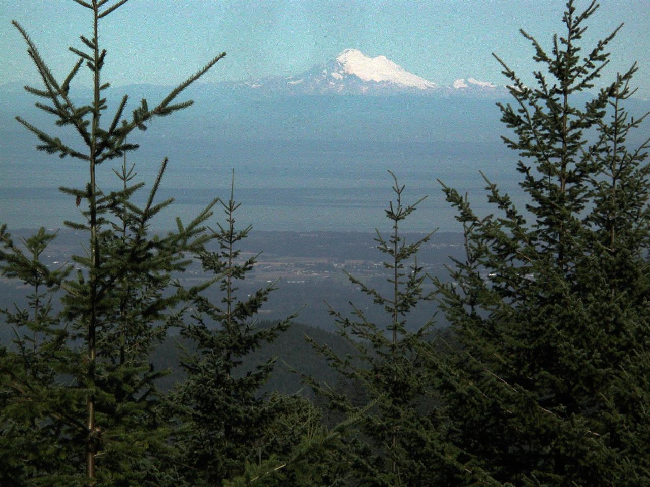 Road down from Hurricane Ridge, Mt Baker, Sequim, Strait of Juan de Fuca