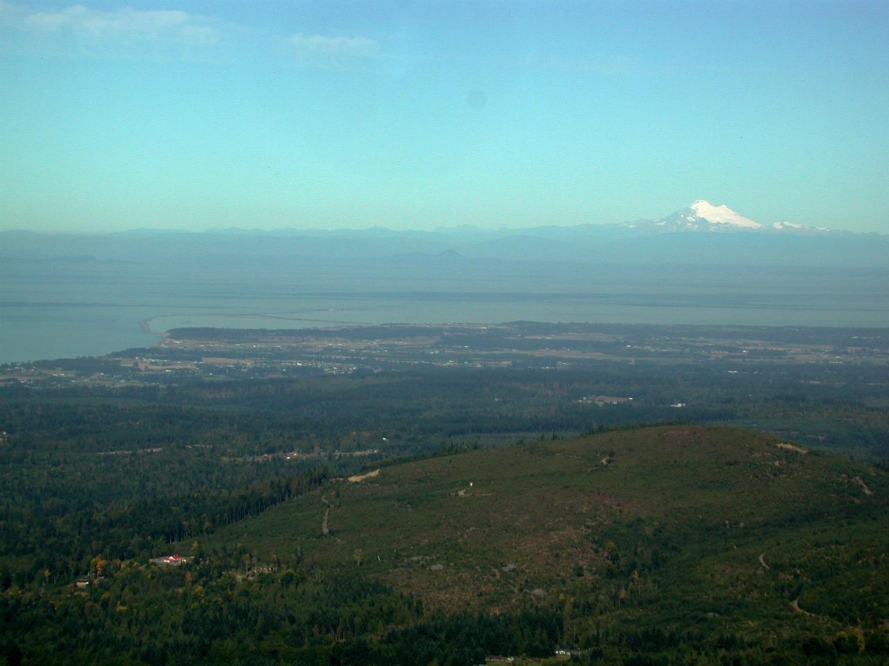 Road down from Hurricane Ridge, Sequim, Mt. Baker, Dungess Bay