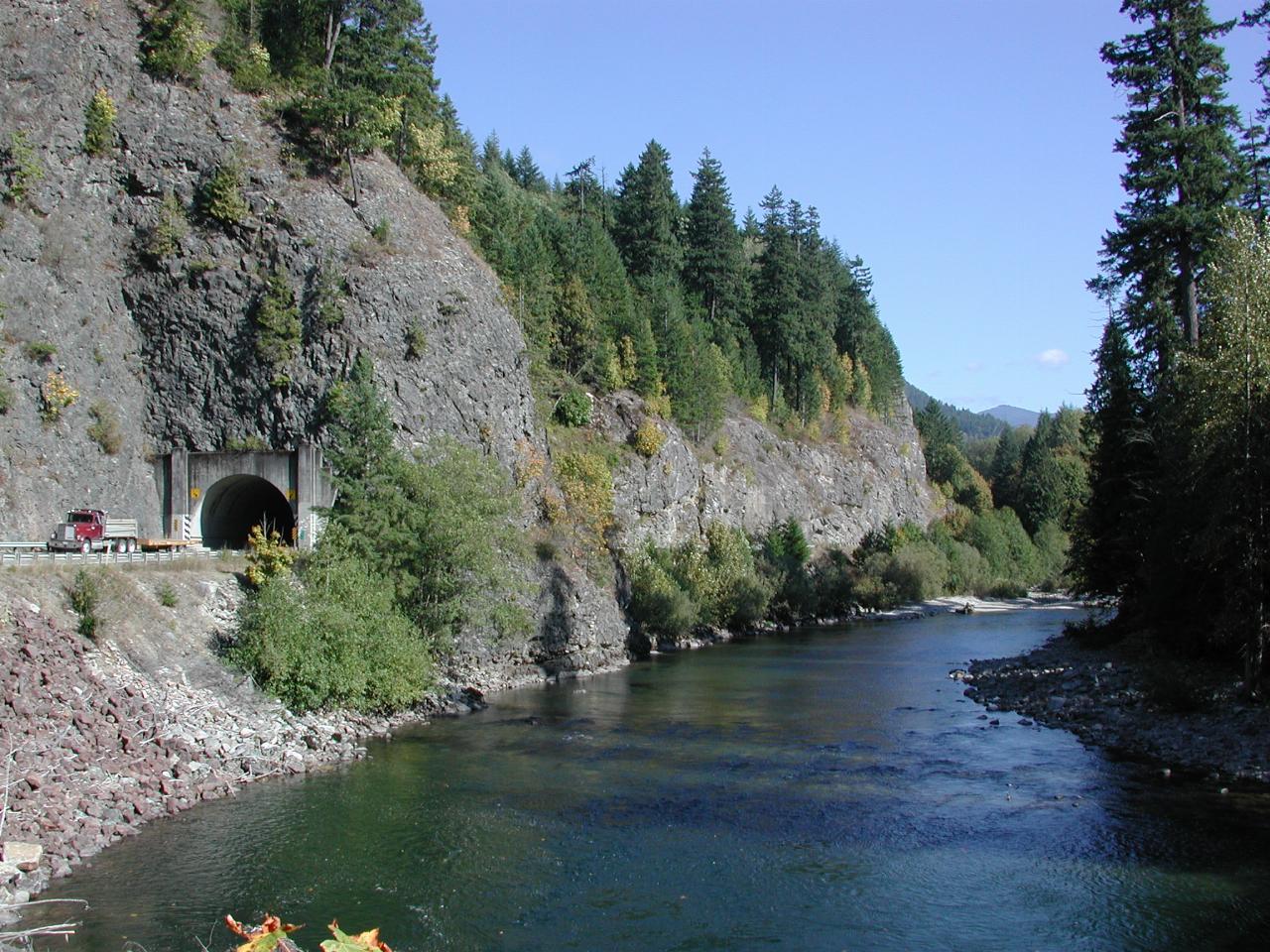 Skykomish River, near town of Skyomish, WA