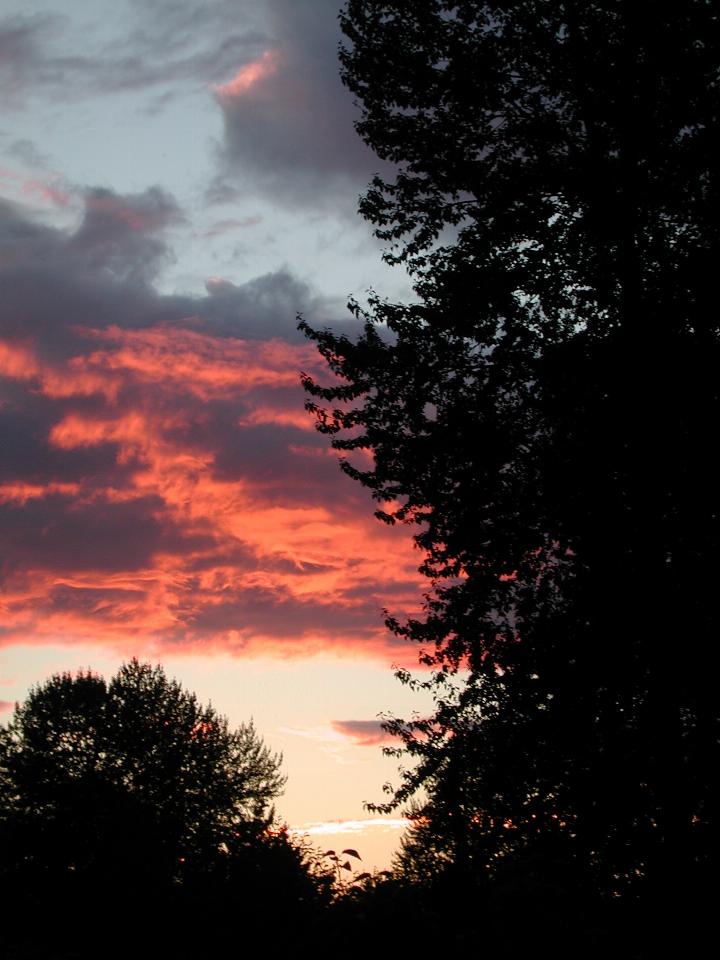 Another beautiful sunset, seen from patio