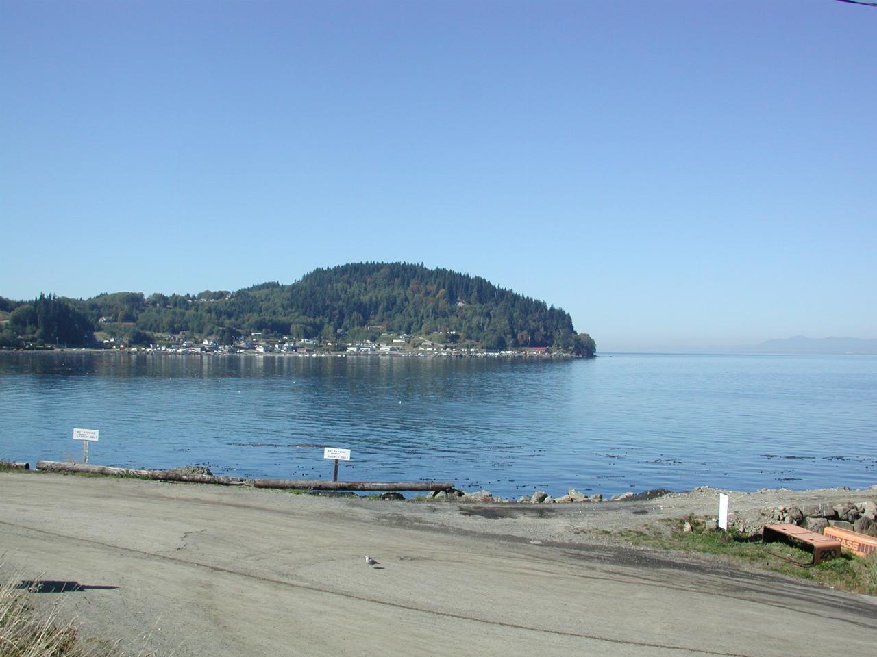 Clallum Bay, Olympic Peninsula, looking west