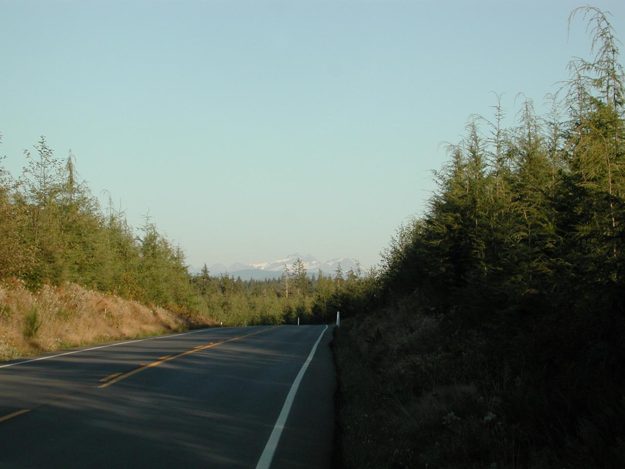 Olympic Mountains, on the road from La Push to Forks, WA