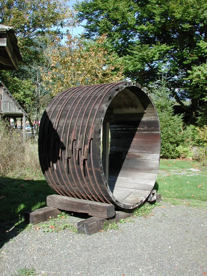 Wooden water pipes from Cedar Falls