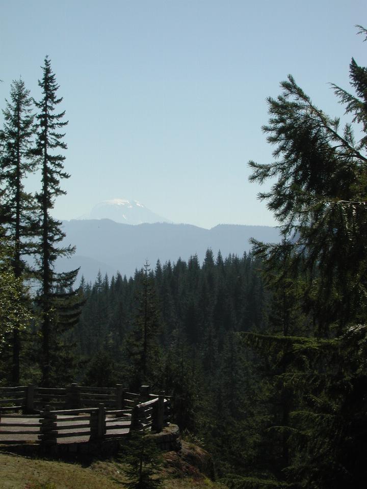 Mt. Adams, from Box Canyon/Cowlitz River