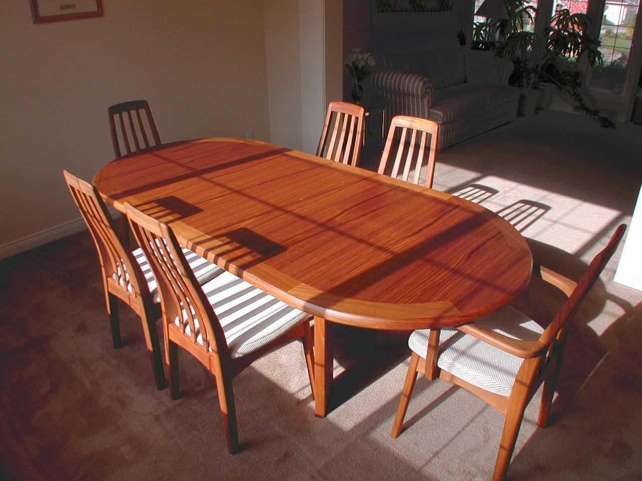 Chairs have arrived for dining room suite