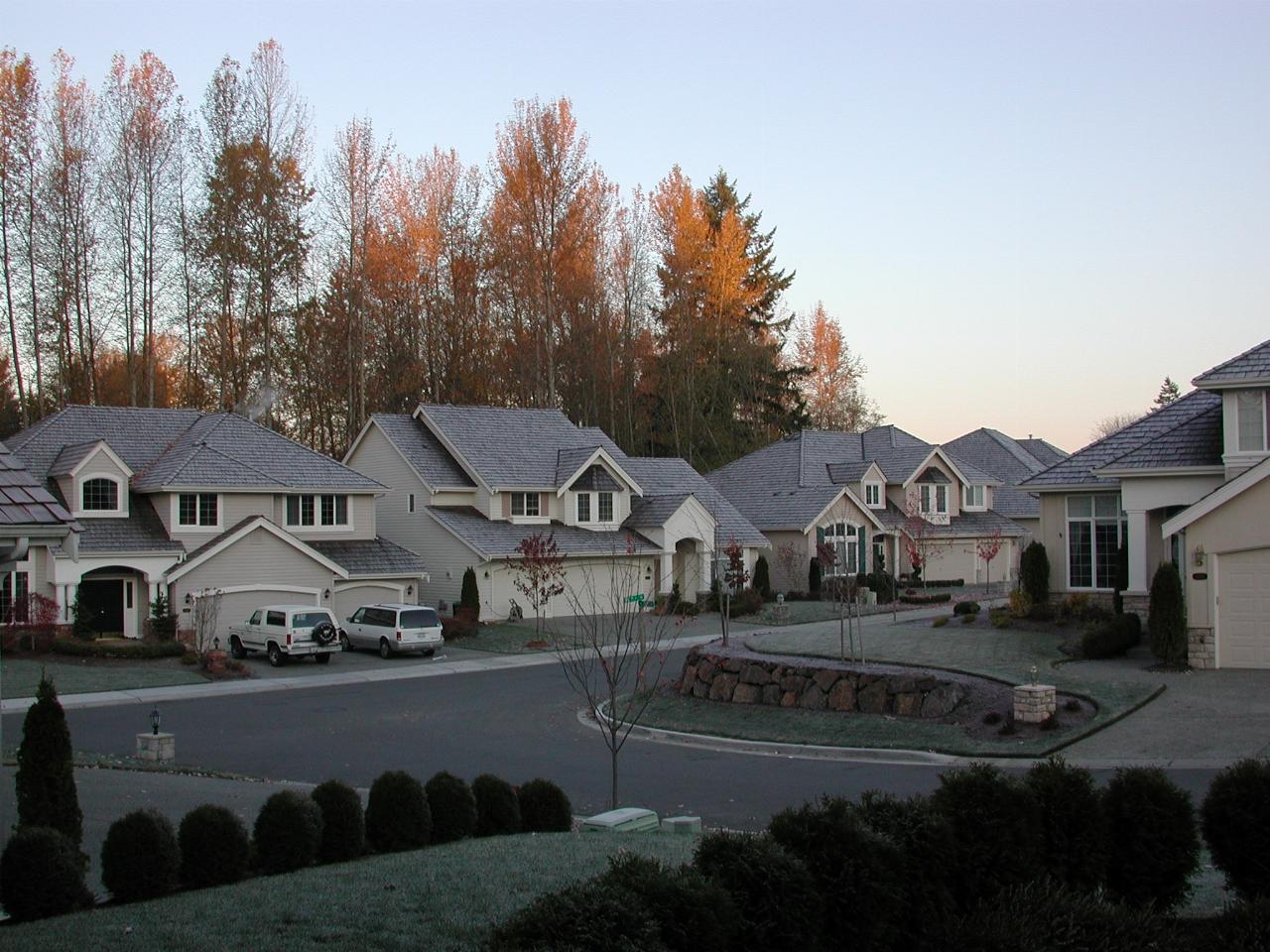 Sunrise in Kenmore, on a frosty morning