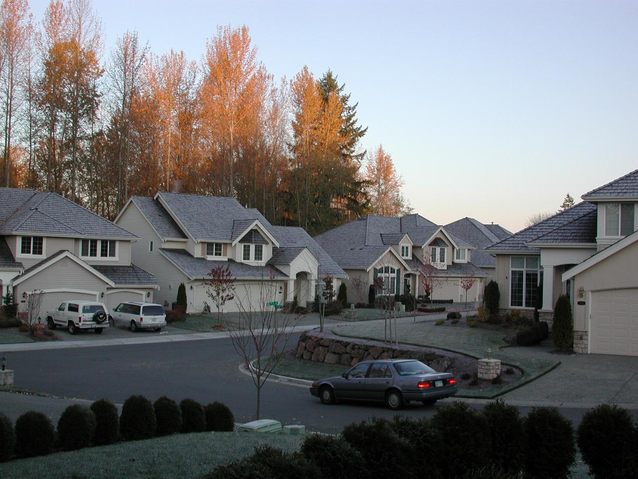 Sunrise in Kenmore, on a frosty morning