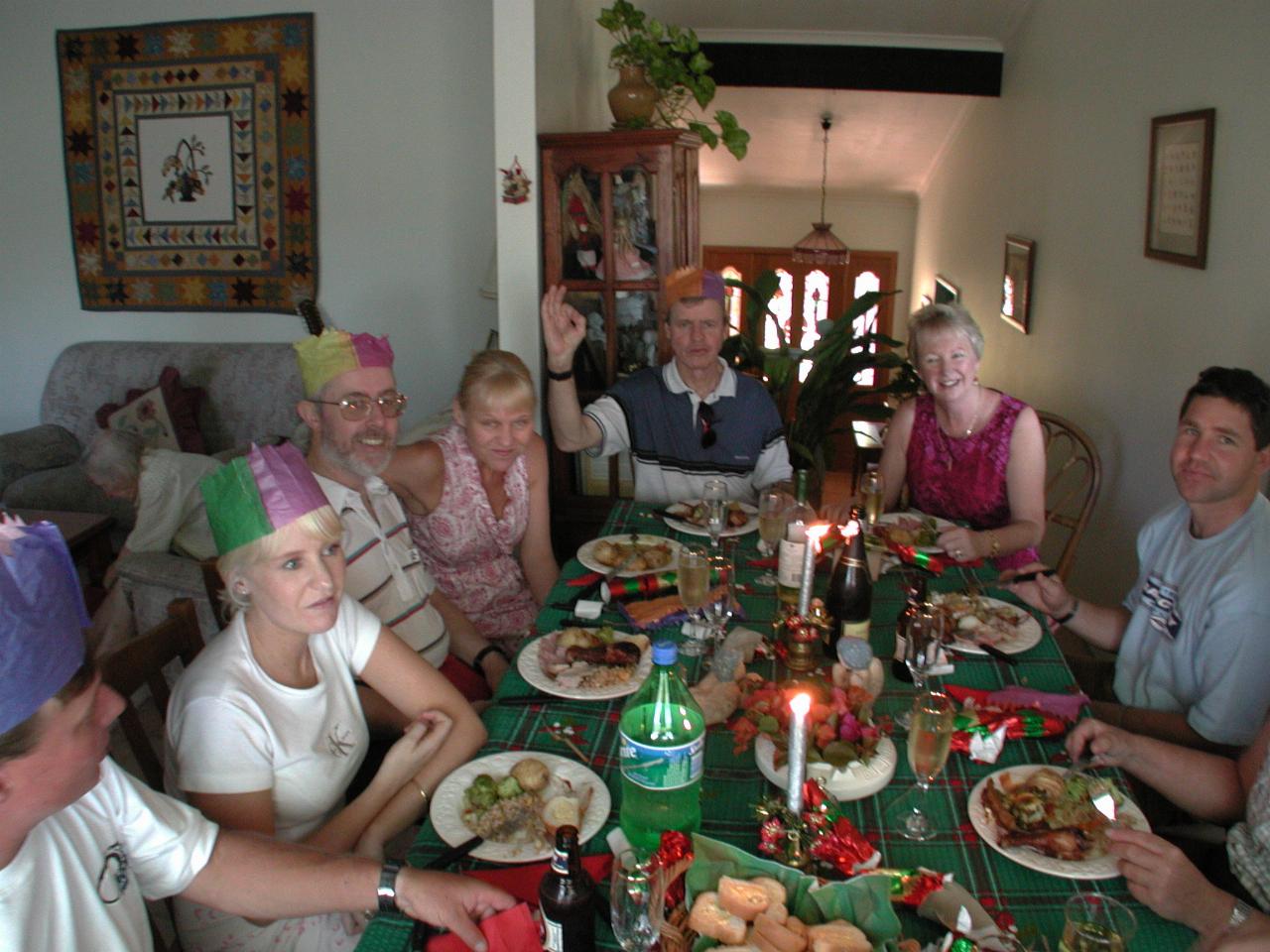 Christmas dinner at Bonnet Bay.