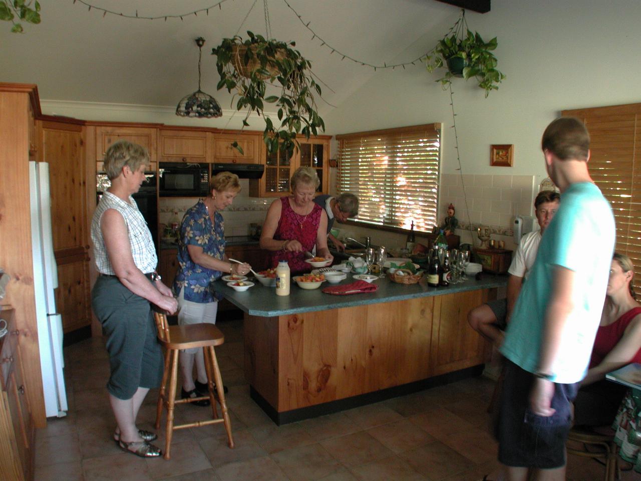 Christmas dinner at Bonnet Bay.