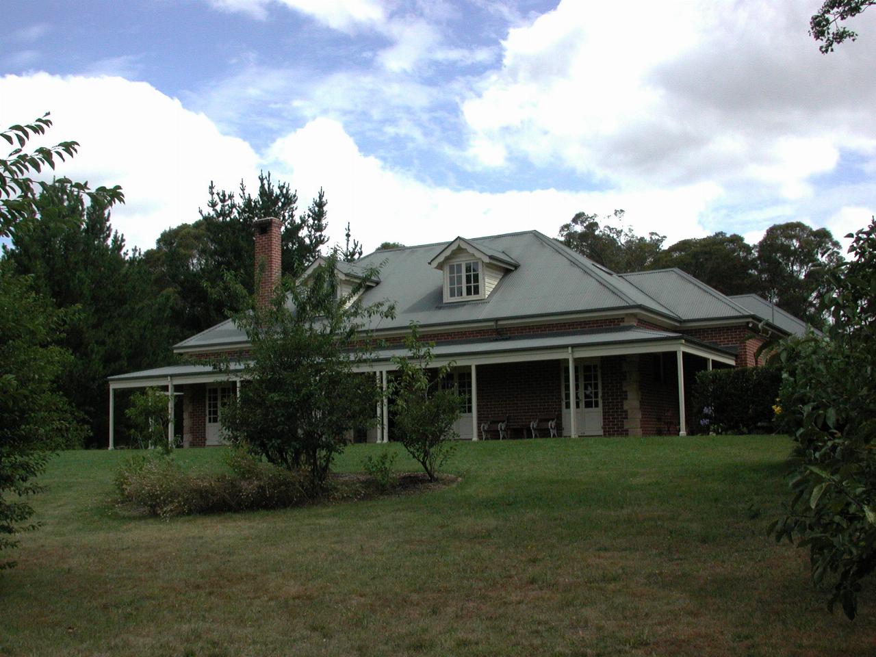 The new house on the Morton estate at Berrima