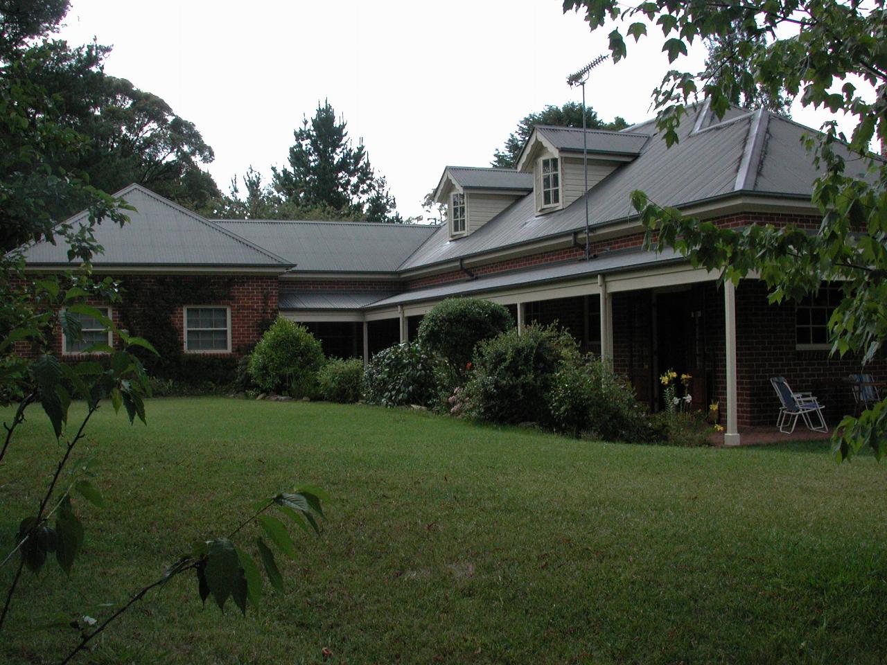 The new house on the Morton estate at Berrima