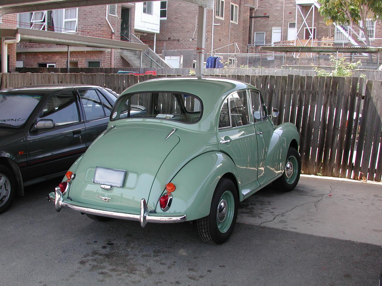 Dr. Levin's Morris Minor, after restoration