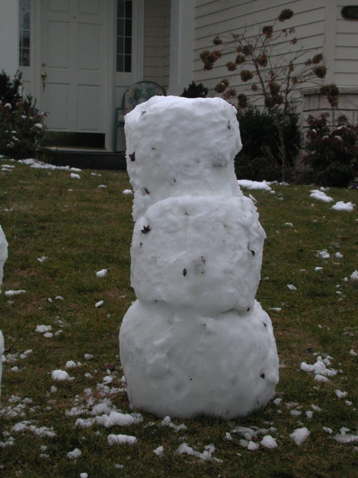 Jeff Gopen's snowman family