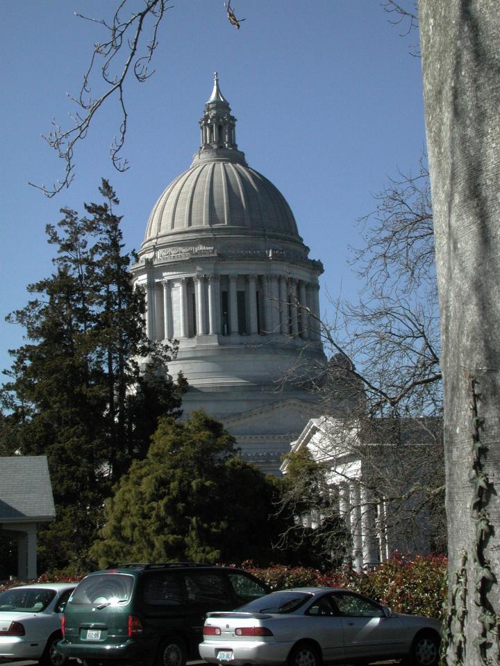 Olympia's Capitol Building, from Visitor Information Center