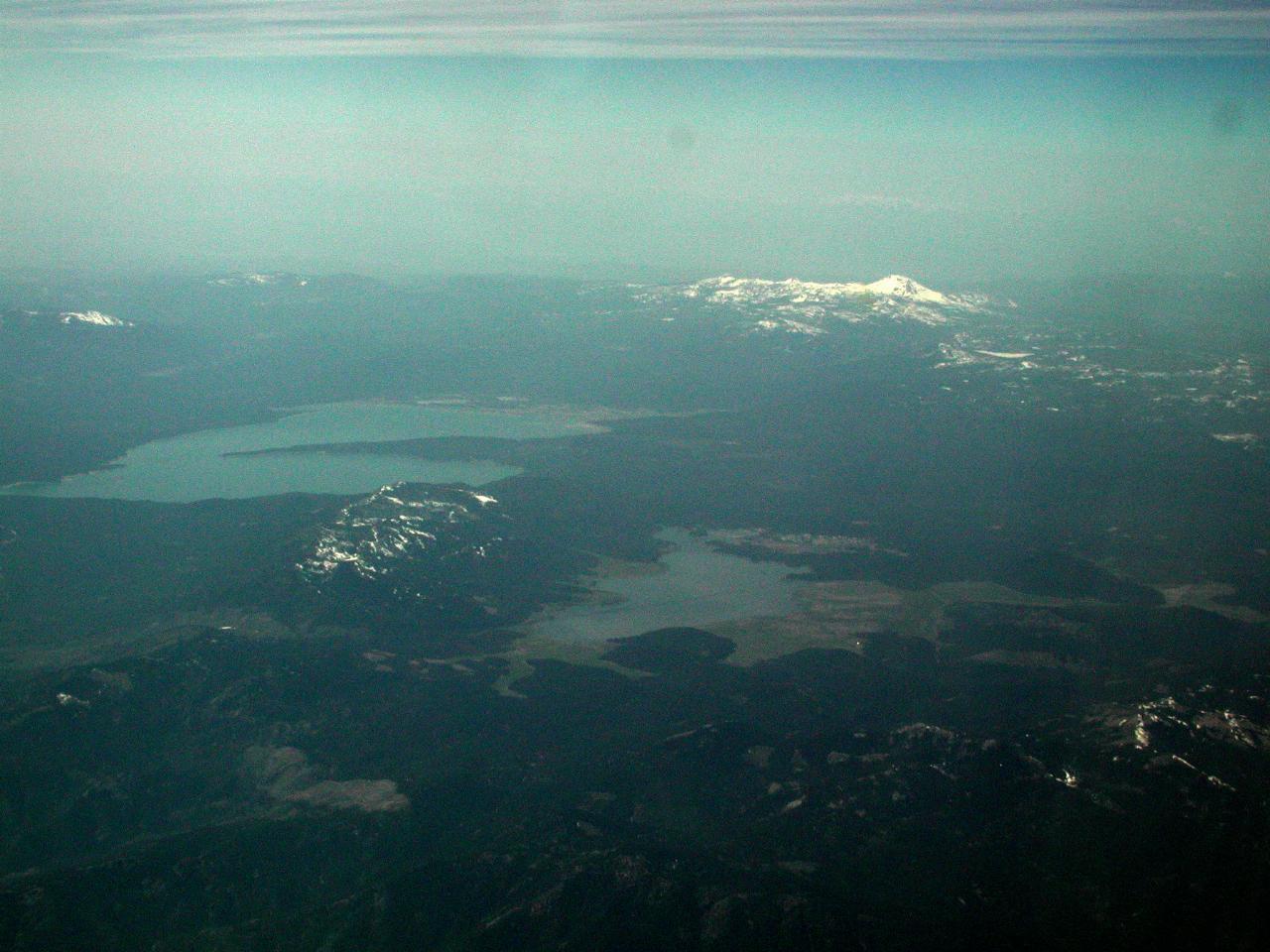 Snow capped mountain in northern California