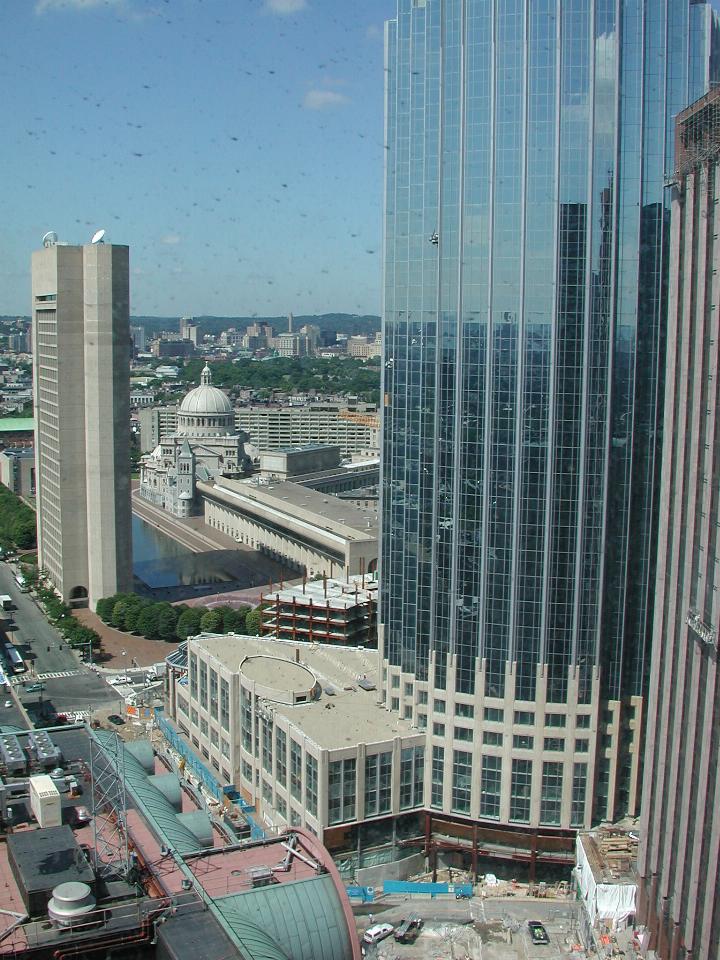 View from room 2739 Marriott Copley Square, Boston; Christian Science Church #1