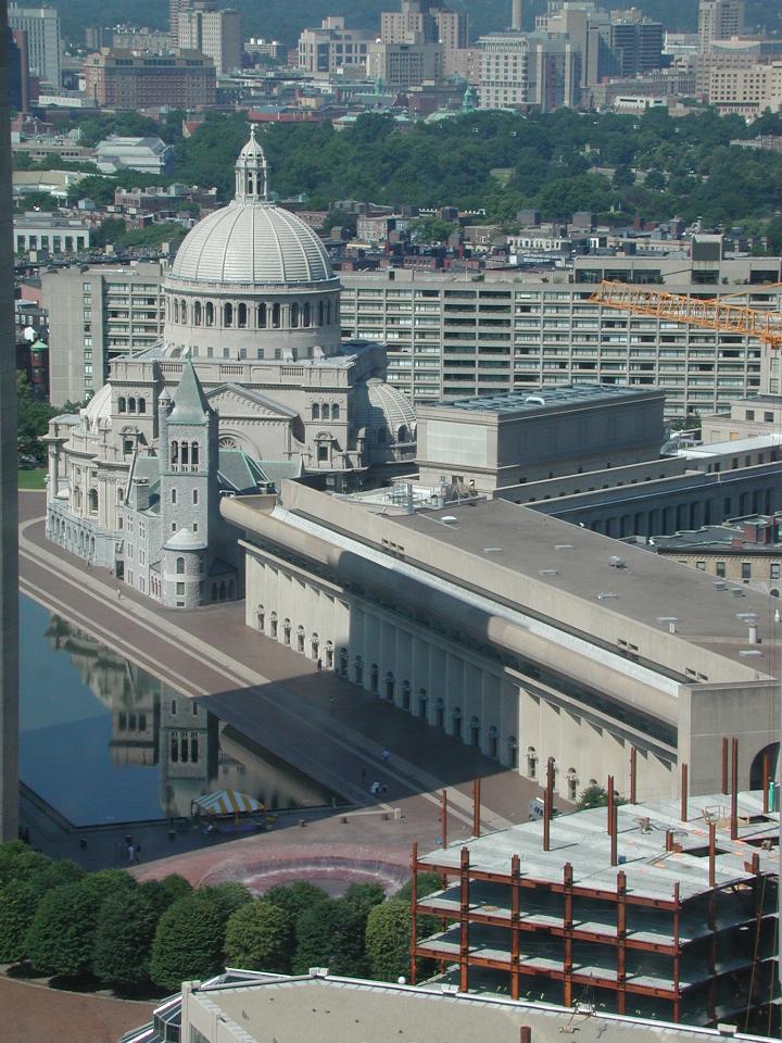 View from room 2739 Marriott Copley Square, Boston; Christian Science Church #1