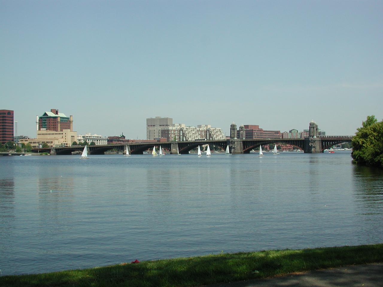 Longfellow Bridge across the Charles River, Boston MA