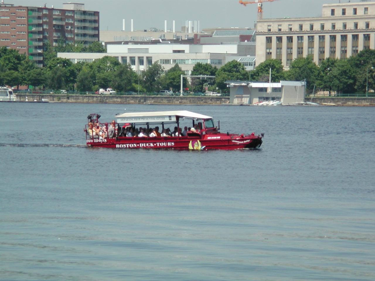 'Boston Duck Tour' - land and water tourist sights