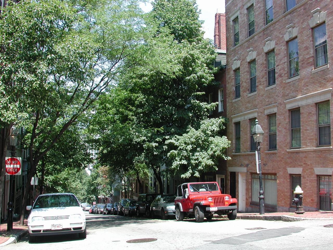 Street scene, Beacon Hill, Boston MA