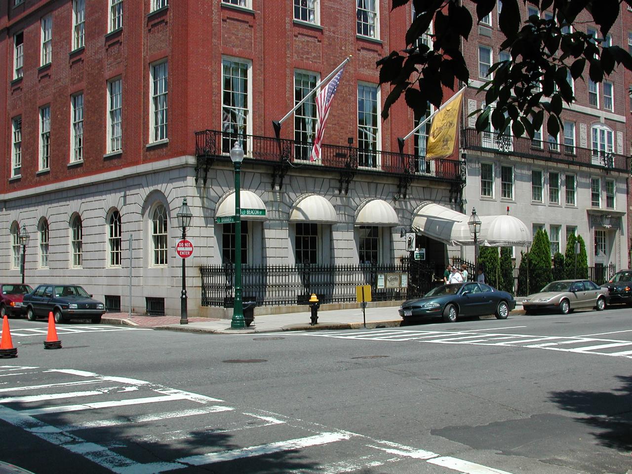 'Cheers' bar from TV series (at least building used for outside shot); opposite Boston Public Garden