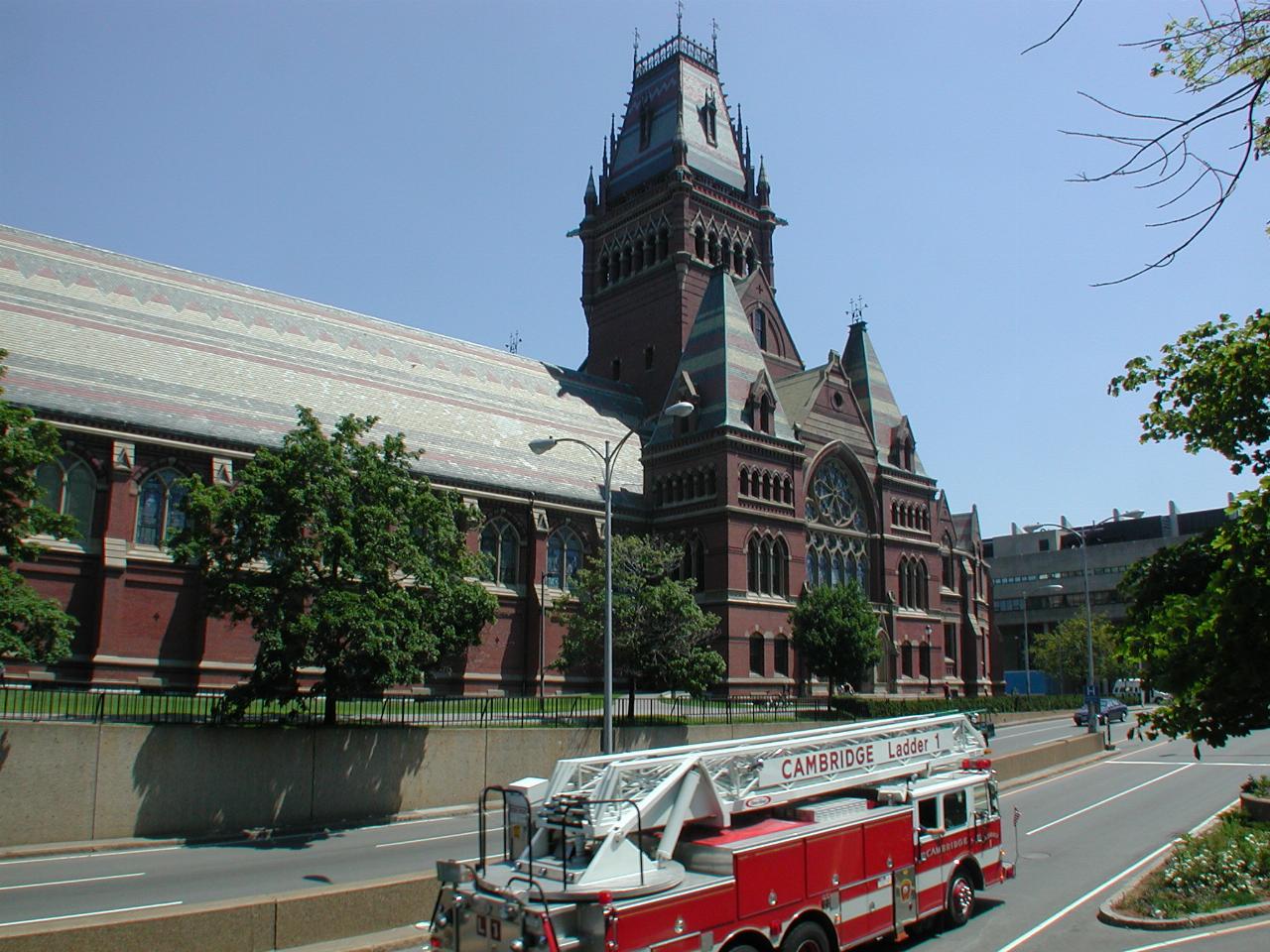 Memorial Hall, Harvard University (NOT church!)