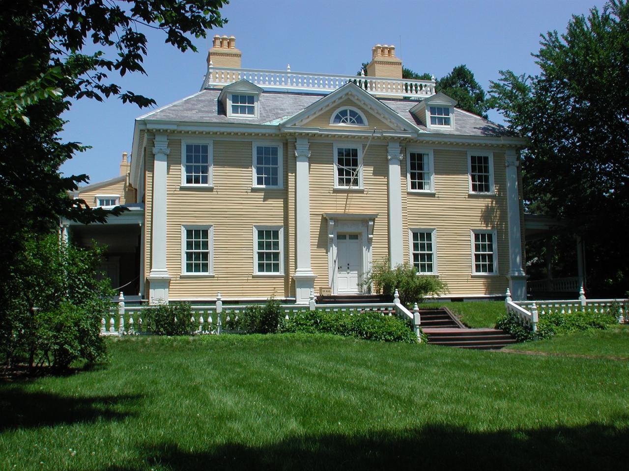 Longfellow's house, viewed from the street