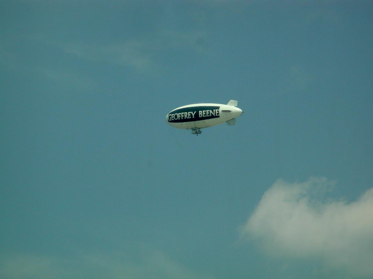 Blimp over the Charles River