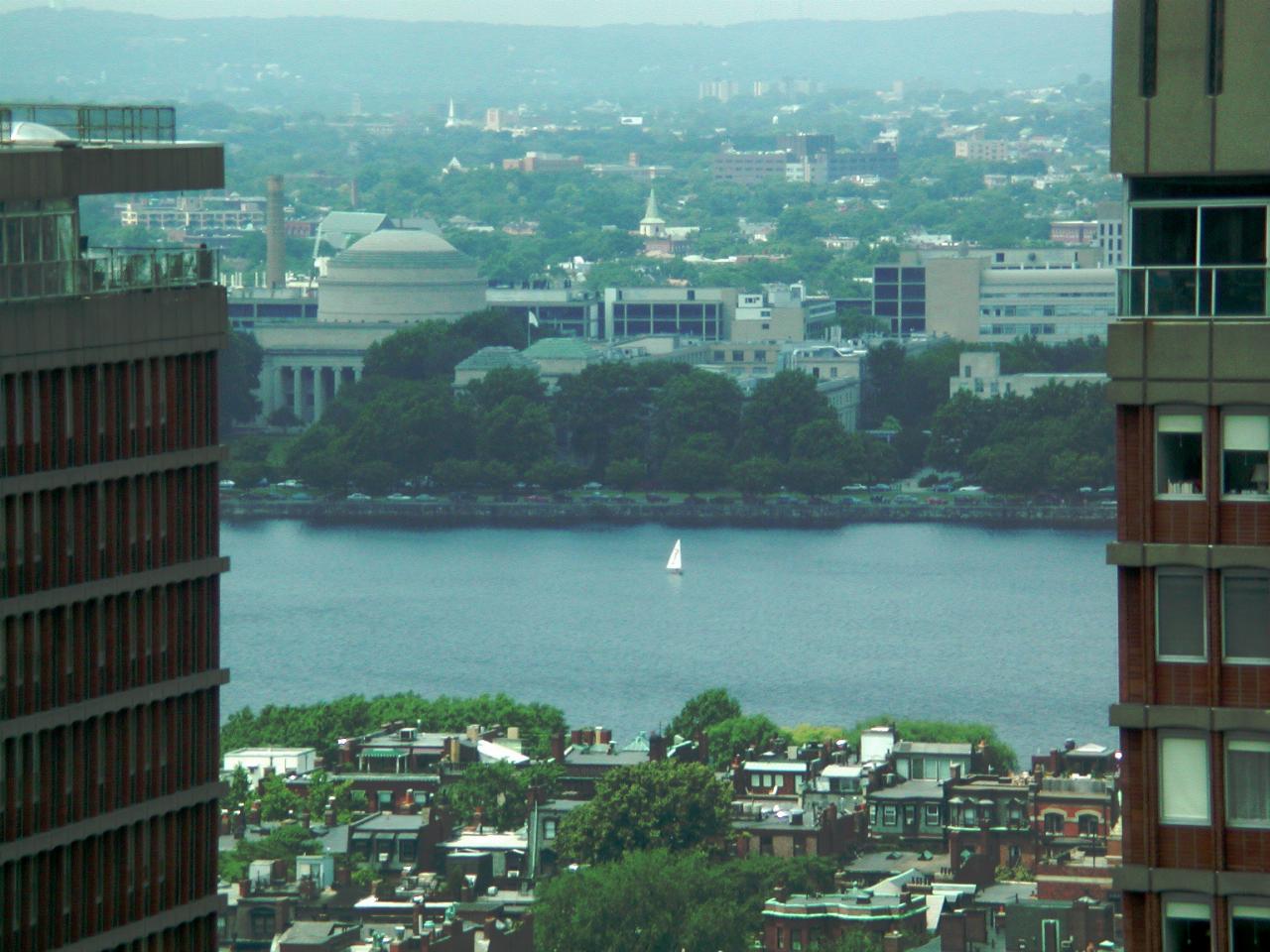 MIT across the Charles River, as seen from Marriott Copley Square