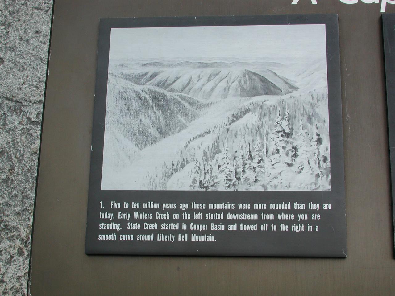 Descriptive messages at Washington Pass/N. Cascades Hwy