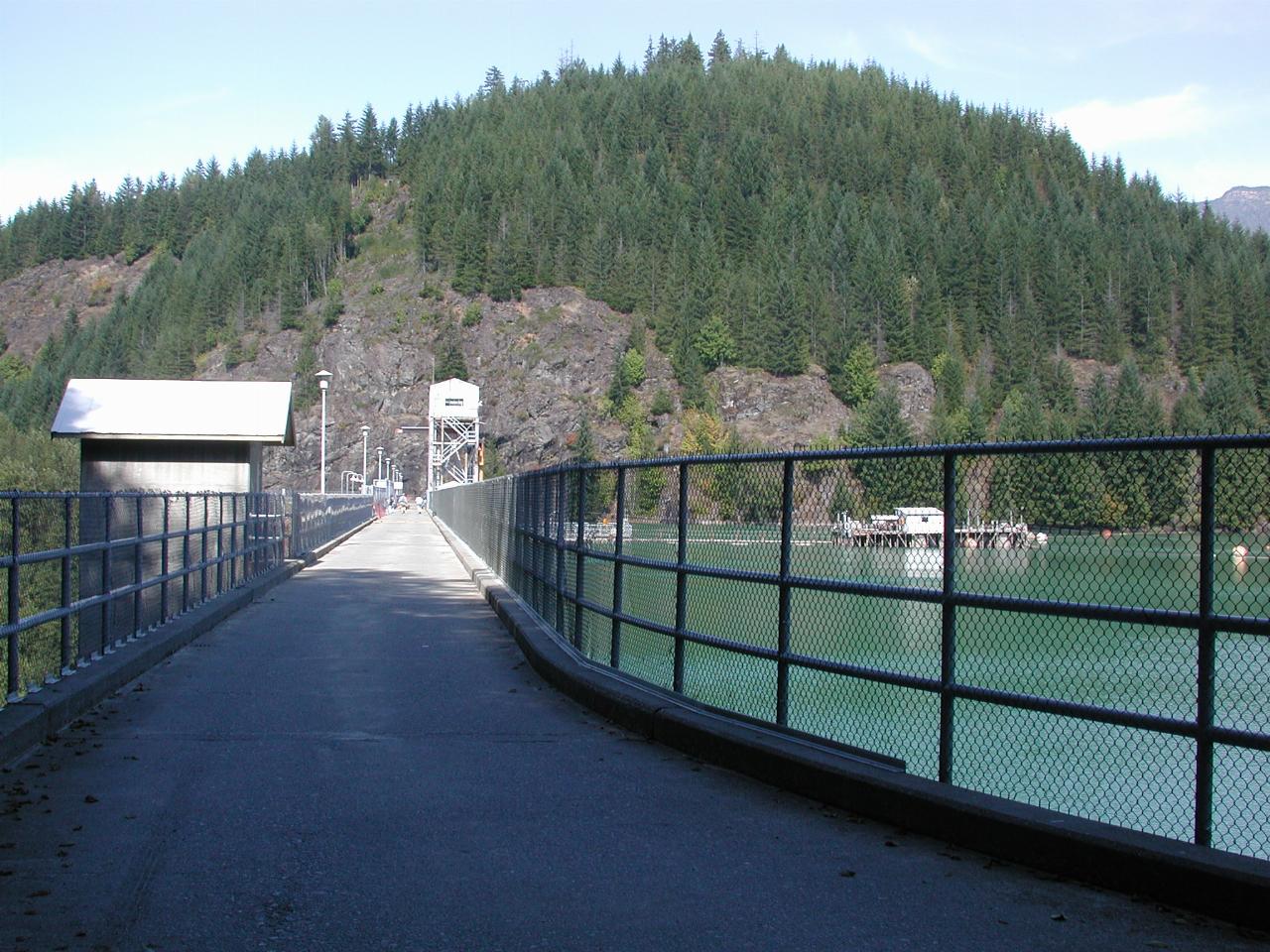 Upper Baker Dam wall