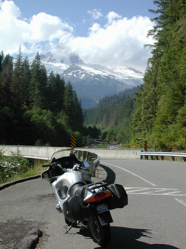 RT parked at Mt. Baker view point over Boulder Creek